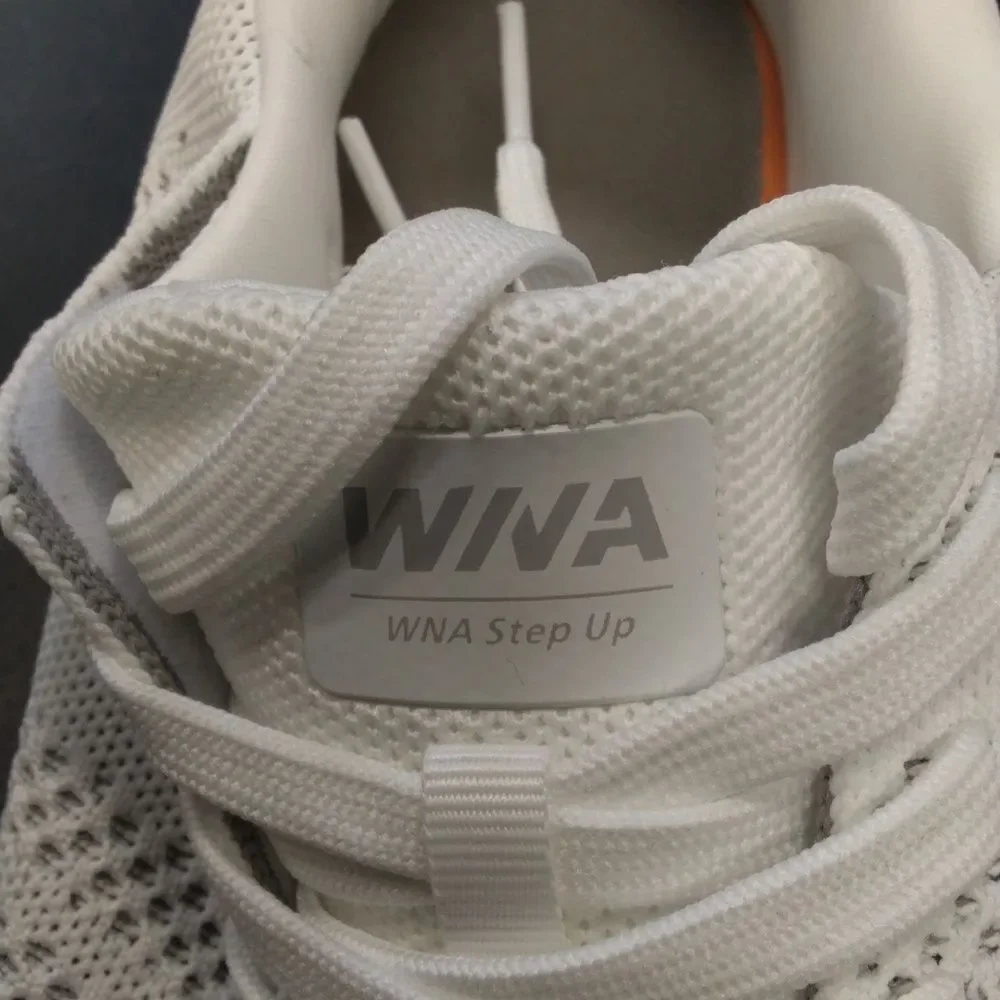 White Knit Sneakers